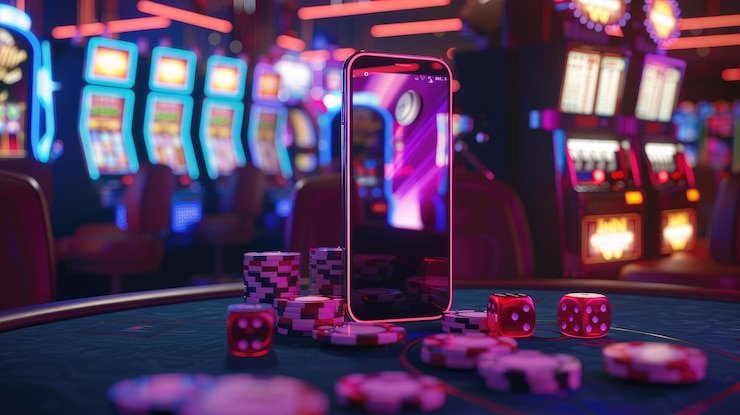 Aplikasi neon69 pada layar ponsel